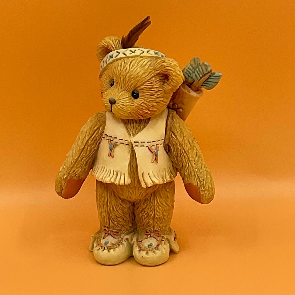 Cherished Teddies Wyatt 1994 Im Called Little‎ Running Bear Enesco Figure 629707